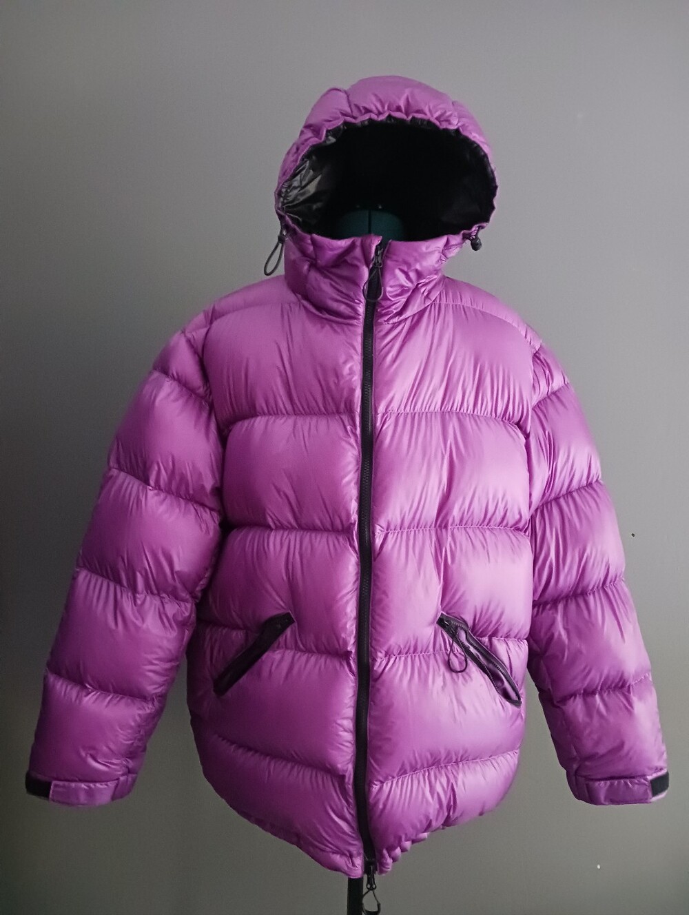 NANGA puffer Down Jacket , Wineberry Color, Size L
